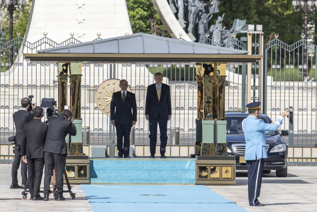 Cumhurbaşkanı Erdoğan'dan Pakistan Başbakanı Şerif'e resmi karşılama